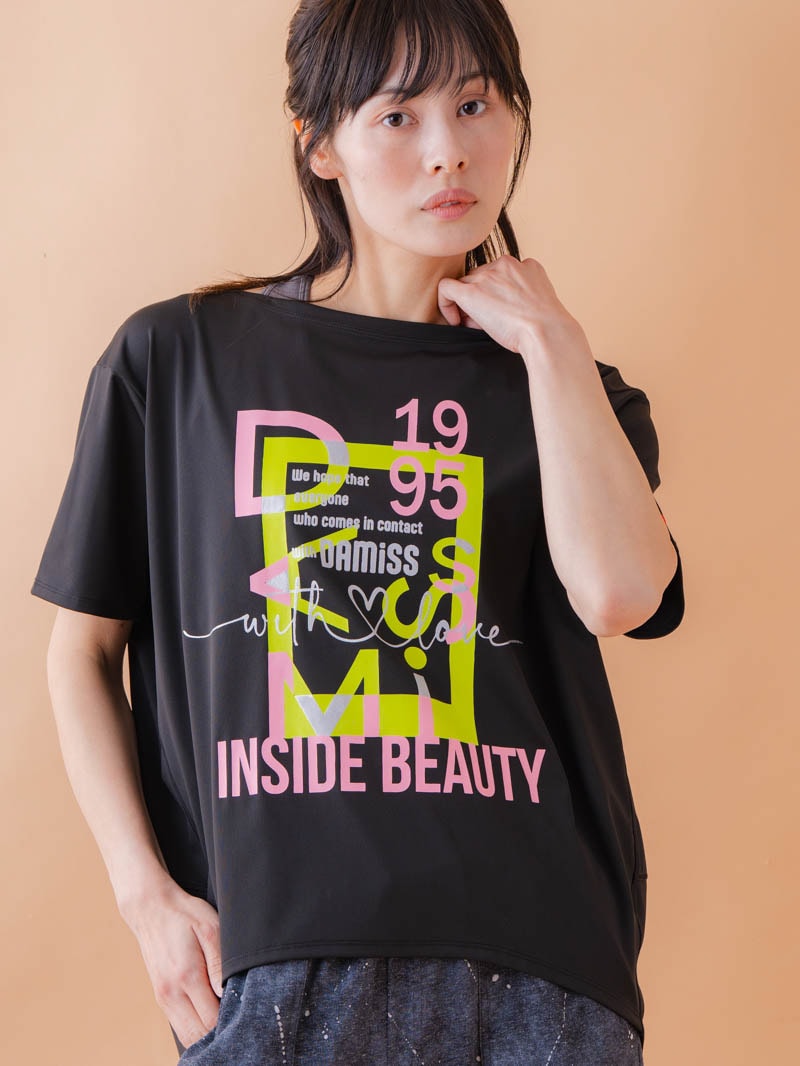 グラフィック Tシャツ ブラック 1534-1618