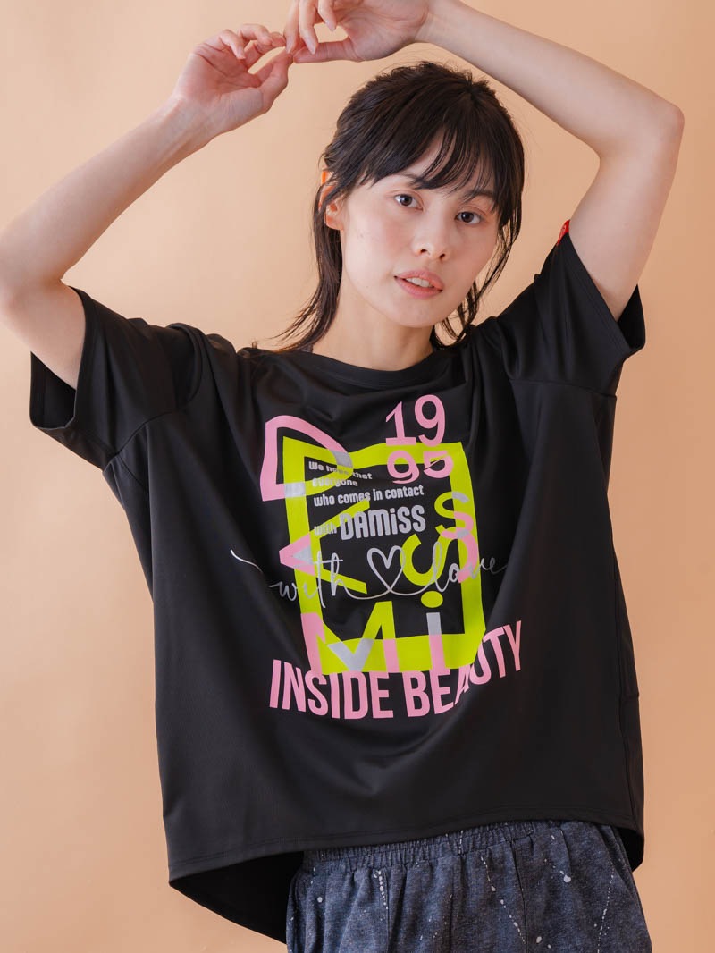 グラフィック Tシャツ ブラック 1534-1618