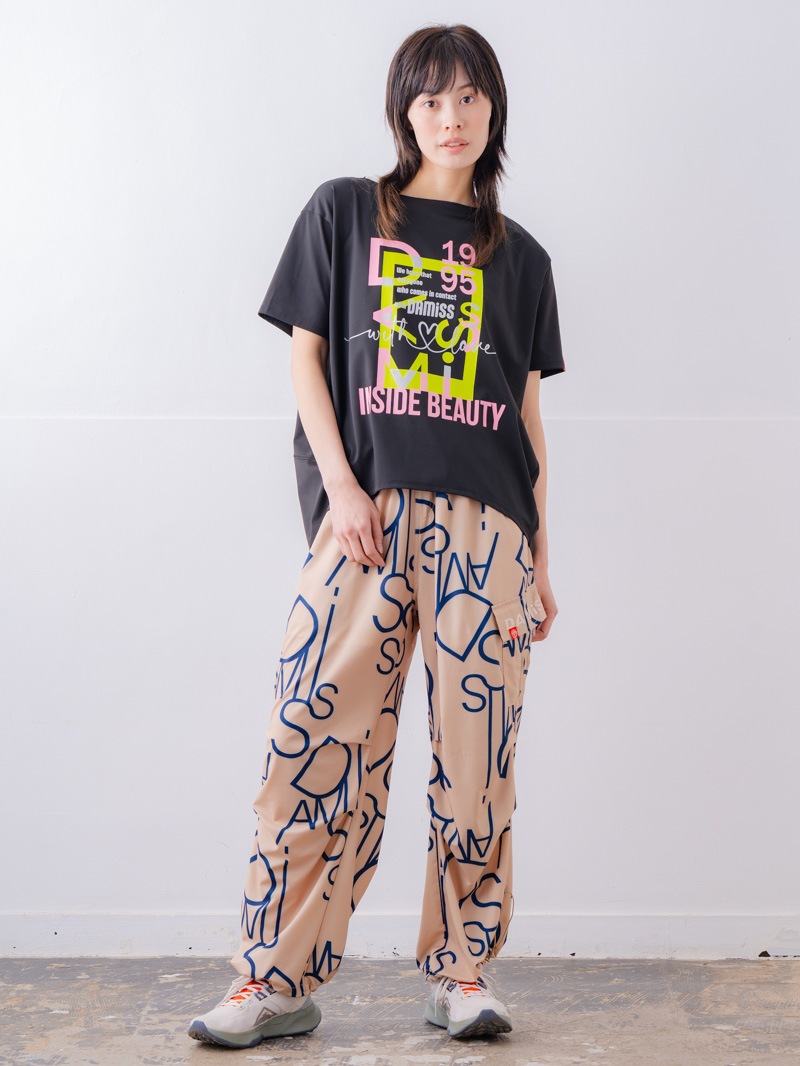 グラフィック Tシャツ ブラック 1534-1618