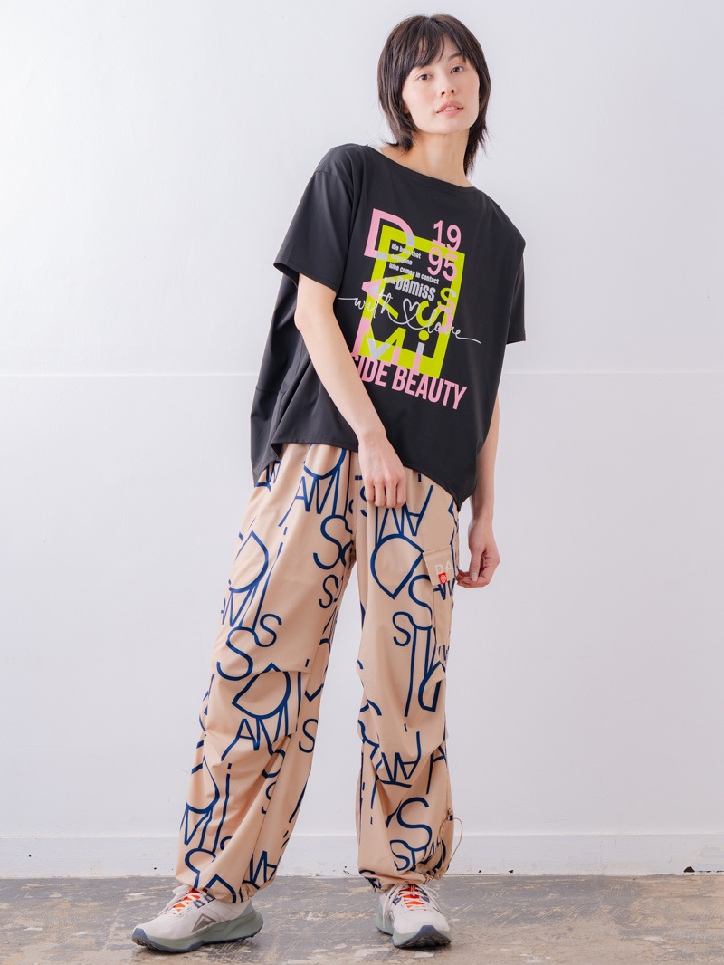 グラフィック Tシャツ ブラック 1534-1618