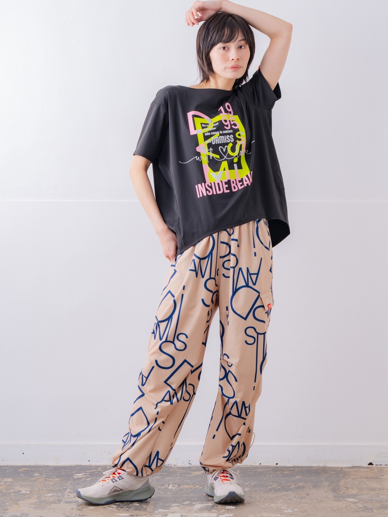 グラフィック Tシャツ ブラック 1534-1618