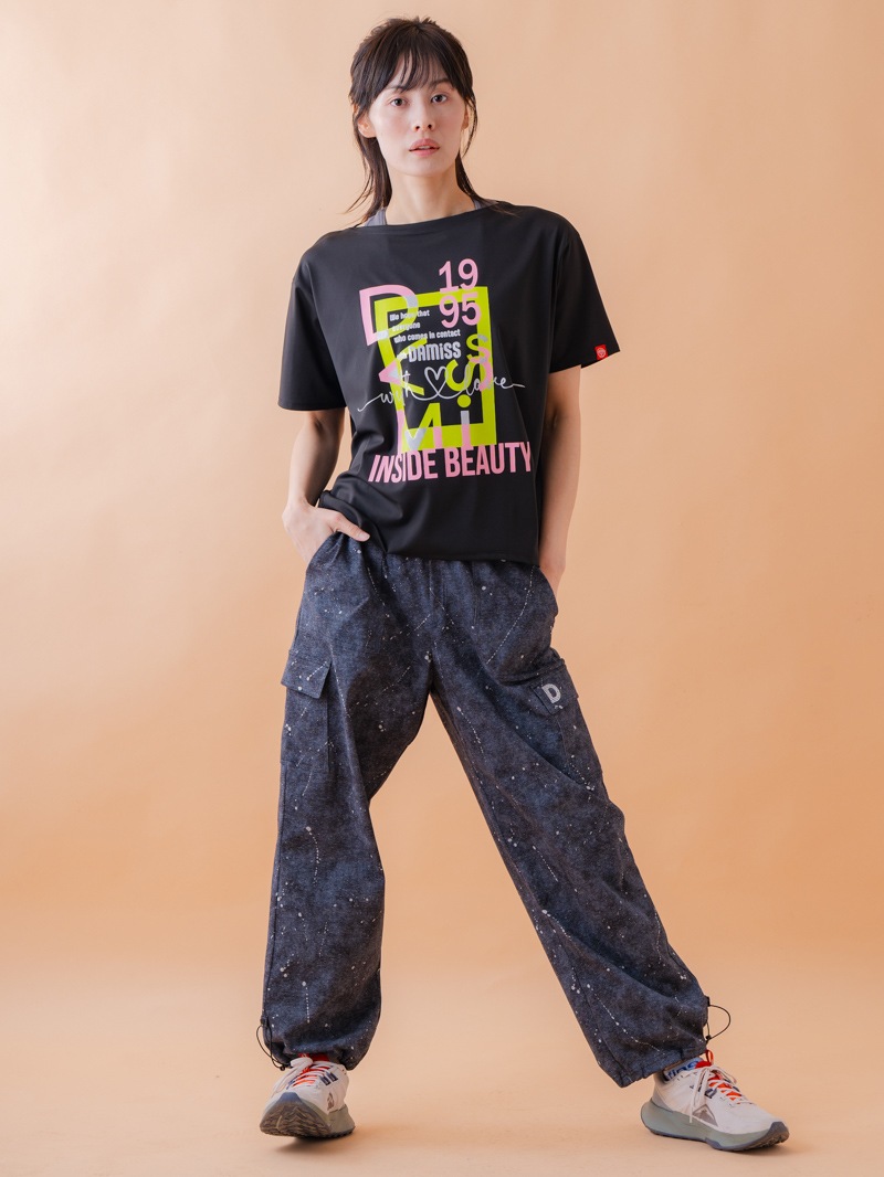 グラフィック Tシャツ ブラック 1534-1618