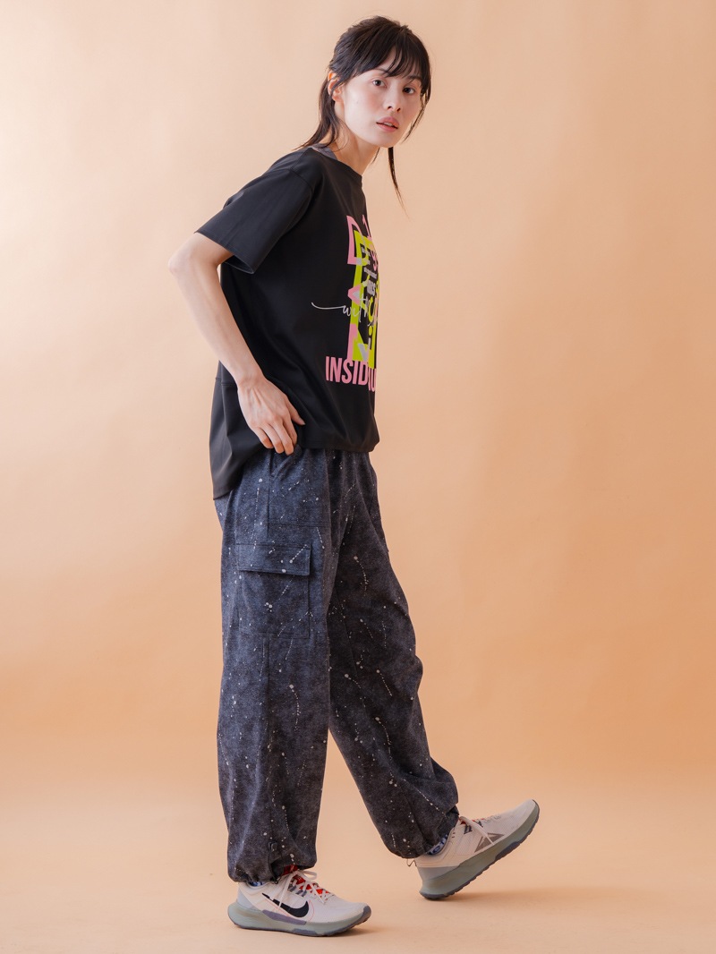 グラフィック Tシャツ ブラック 1534-1618