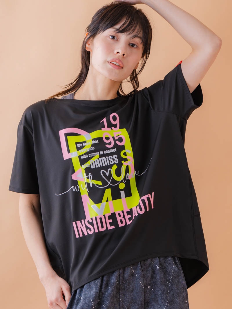 グラフィック Tシャツ ブラック 1534-1618