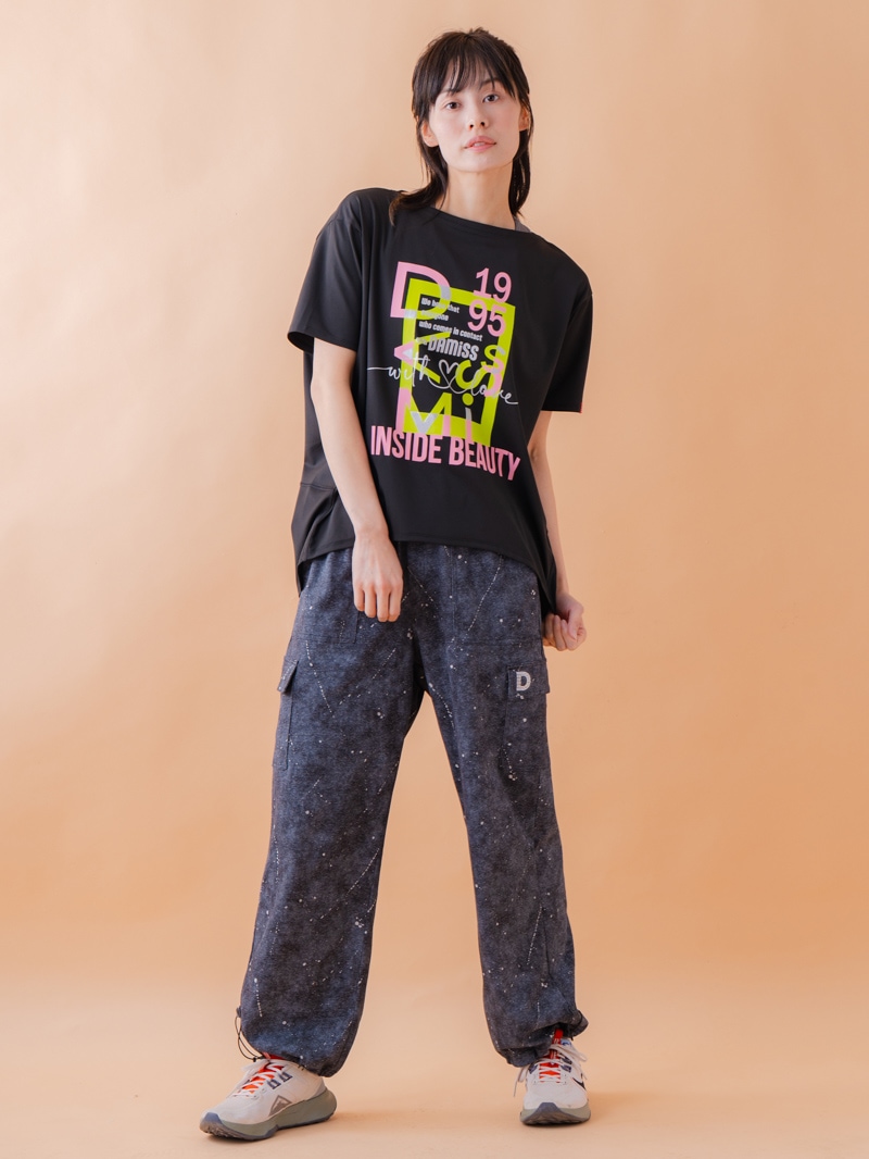 グラフィック Tシャツ ブラック 1534-1618