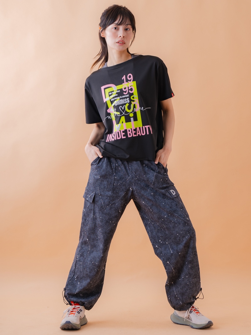 グラフィック Tシャツ ブラック 1534-1618