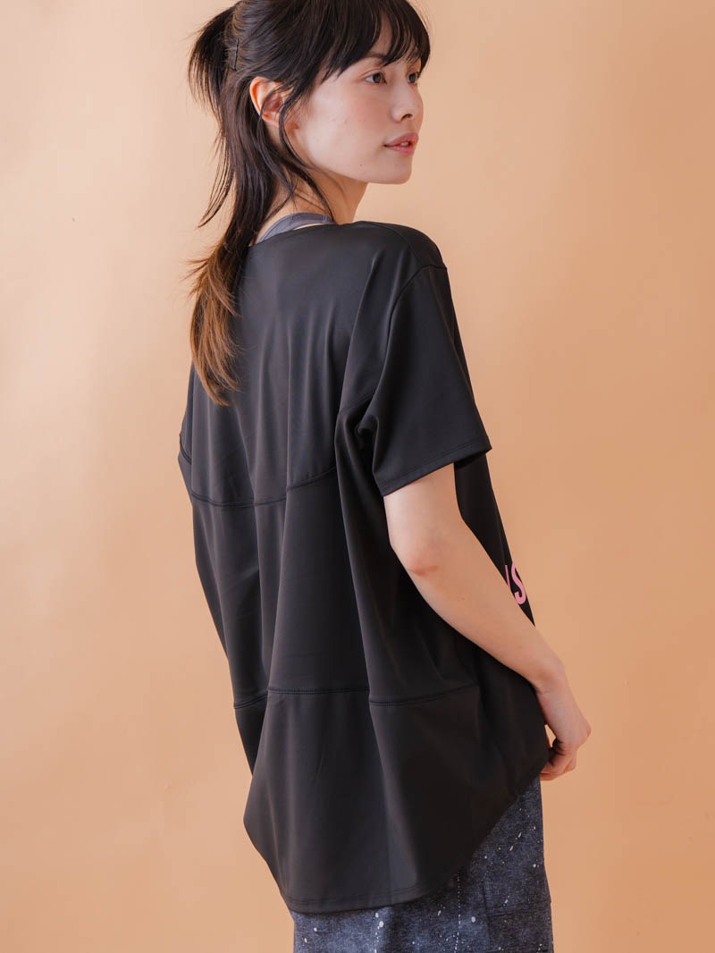 グラフィック Tシャツ ブラック 1534-1618