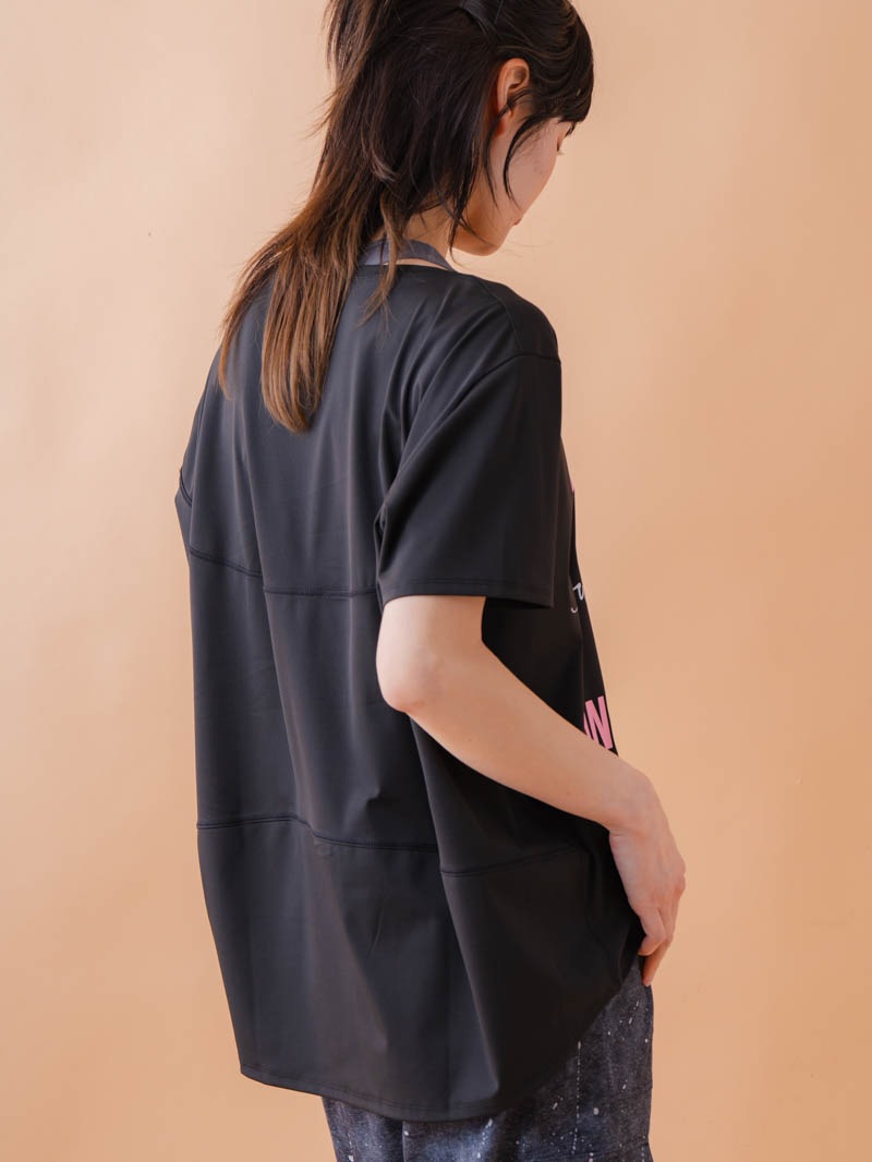 グラフィック Tシャツ ブラック 1534-1618