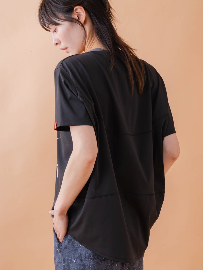 グラフィック Tシャツ ブラック 1534-1618