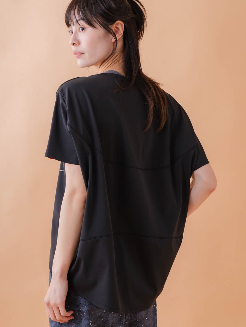 グラフィック Tシャツ ブラック 1534-1618