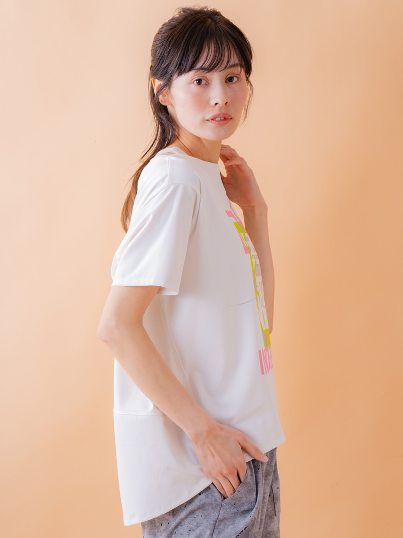 グラフィック Tシャツ ホワイト 1534-1618 | D SHOP 着心地のいい高