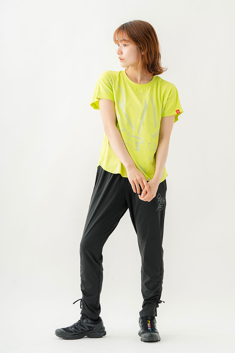 ボールドロゴTシャツ　ライム　1534-1611