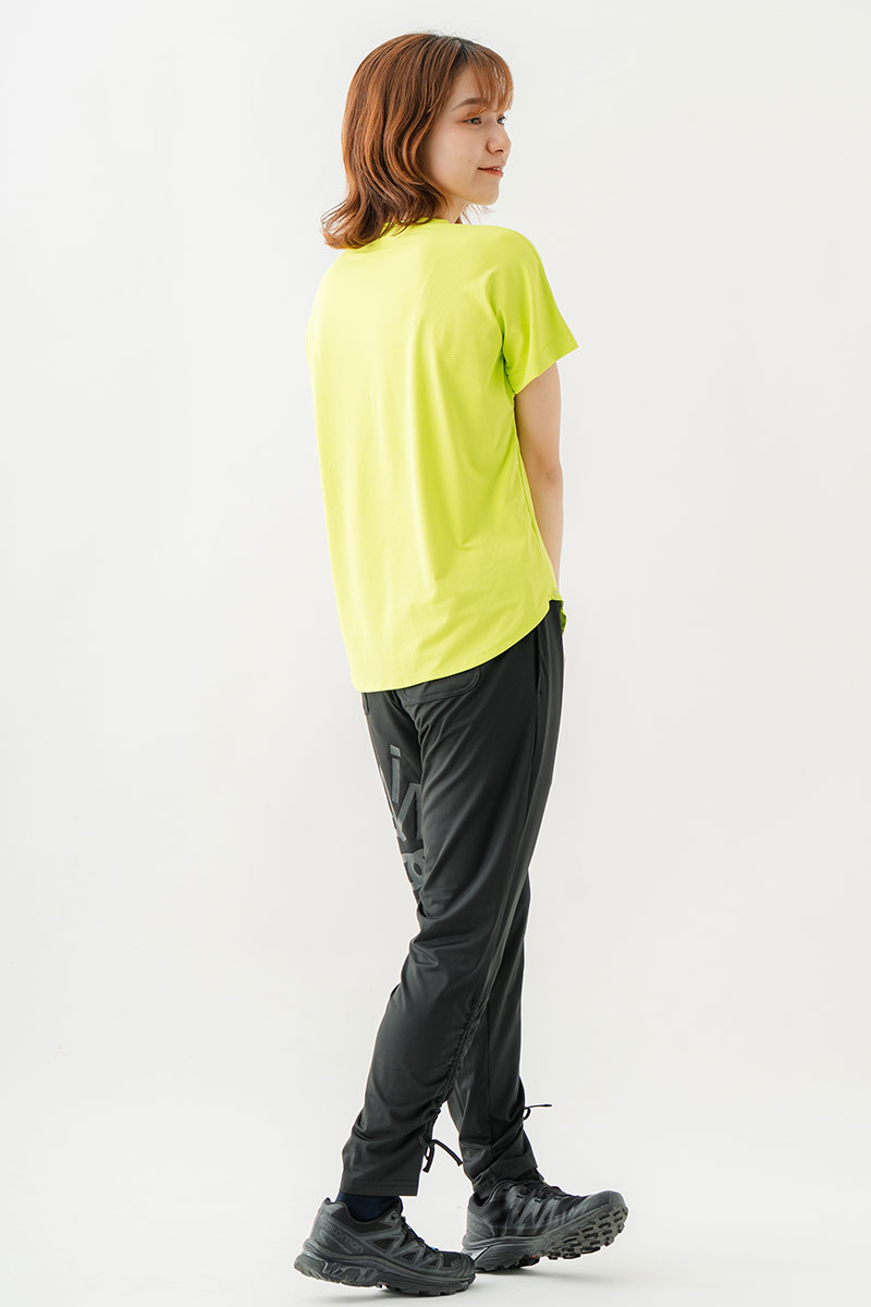 ボールドロゴTシャツ　ライム　1534-1611