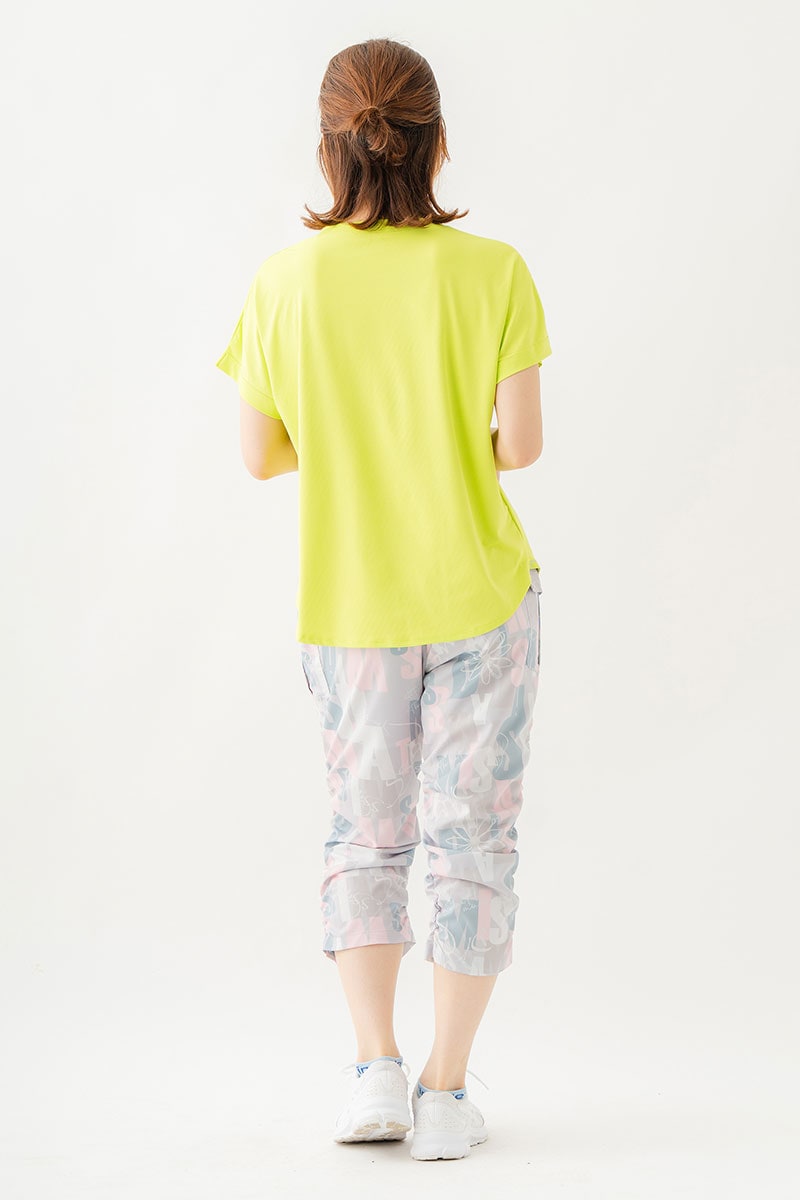 ボールドロゴTシャツ　ライム　1534-1611