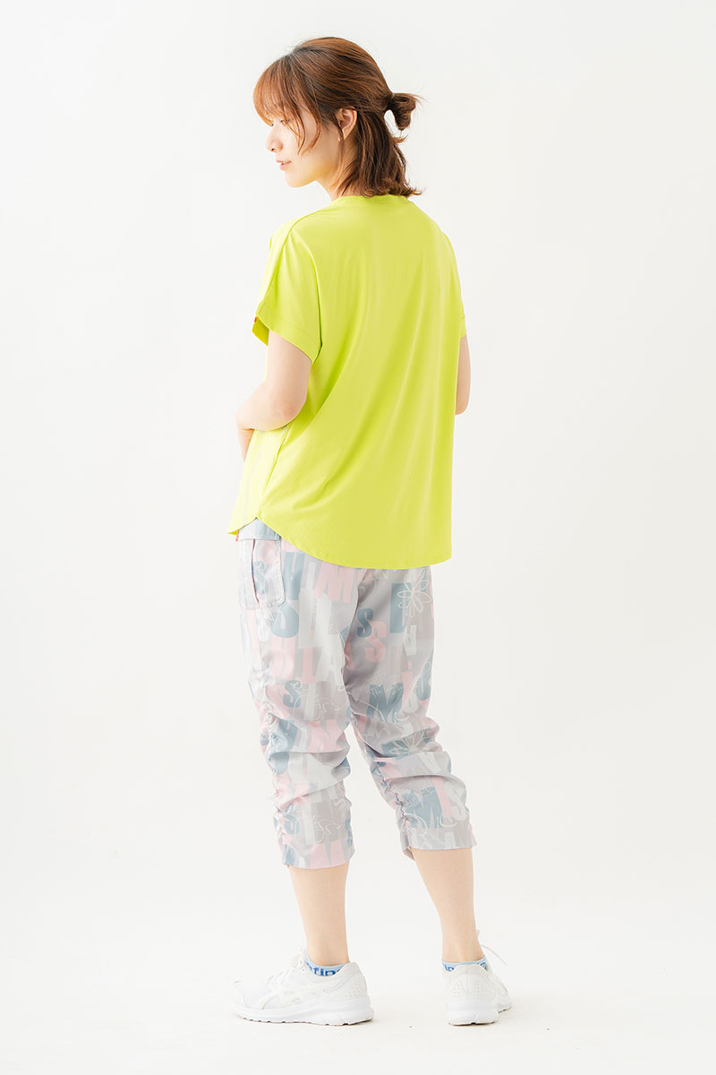 ボールドロゴTシャツ　ライム　1534-1611