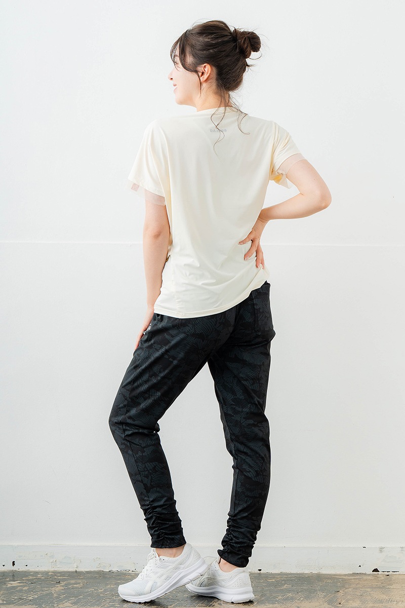 ポイントシースルーTシャツ アイボリー 5634-1484