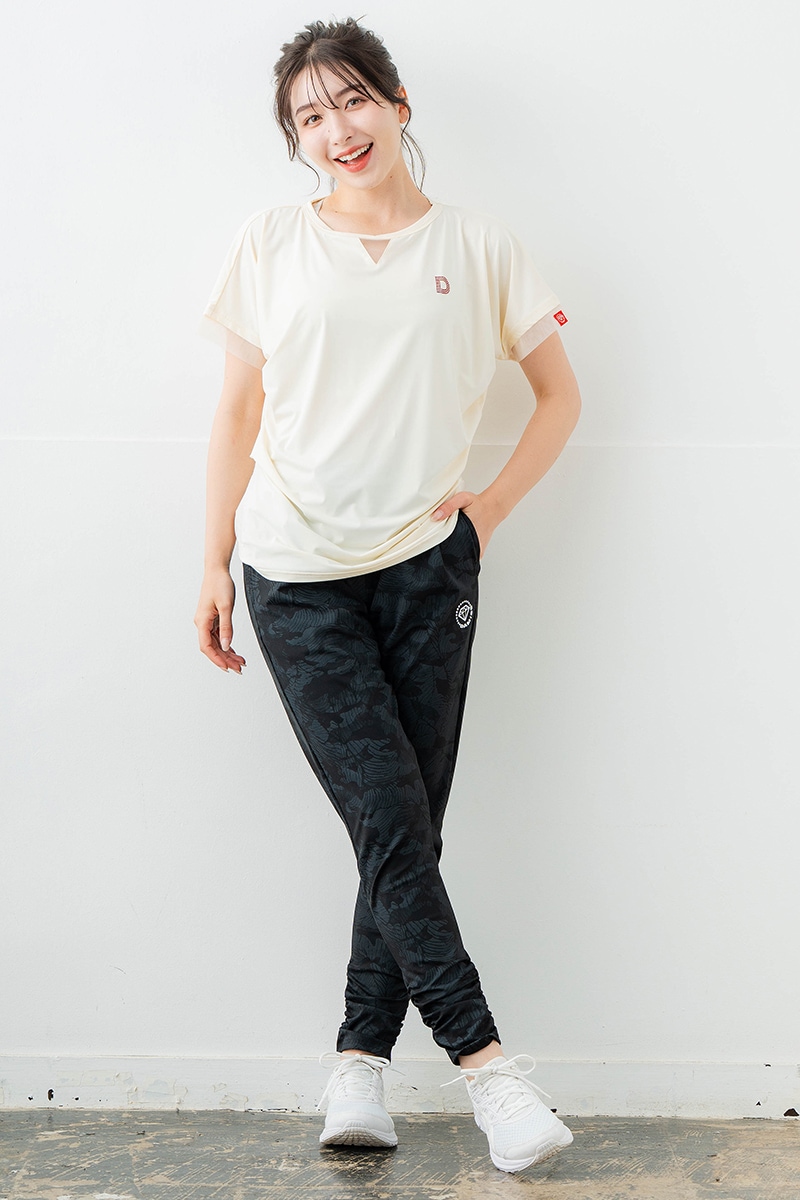 ポイントシースルーTシャツ アイボリー 5634-1484