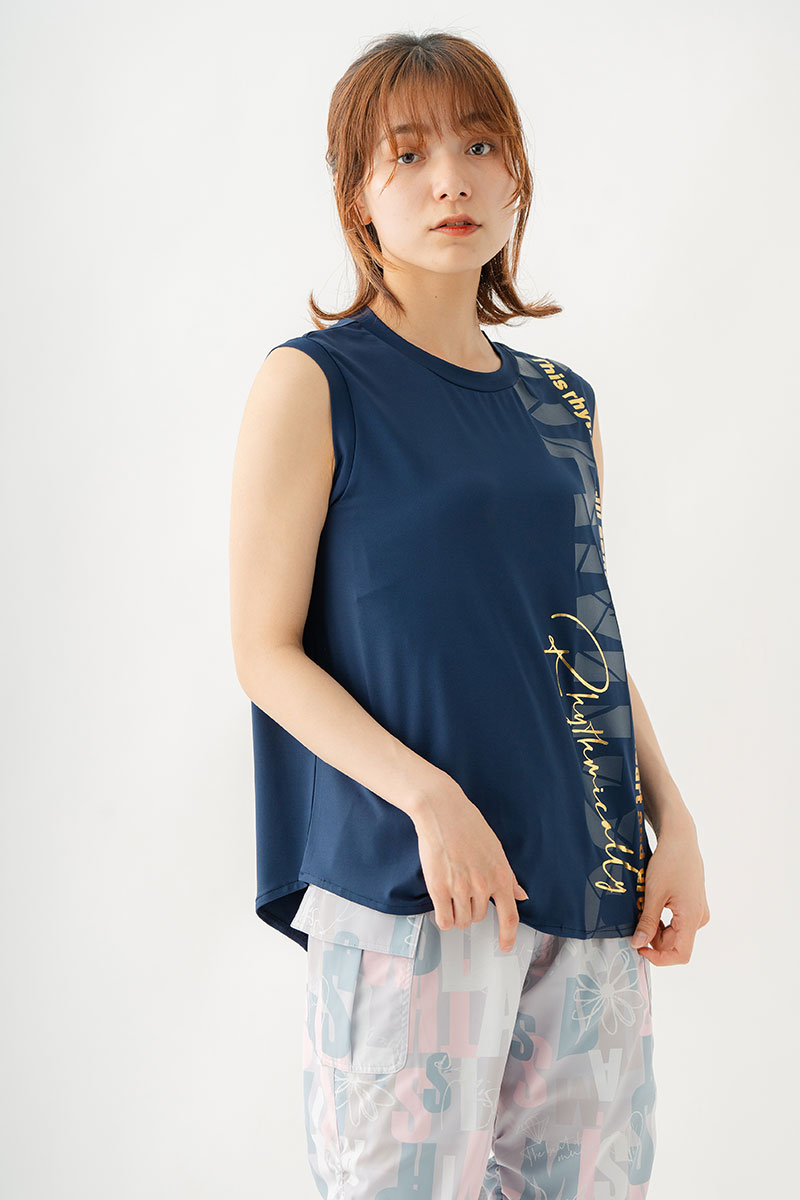 オールオーバータンク　ネイビー　1534-1612