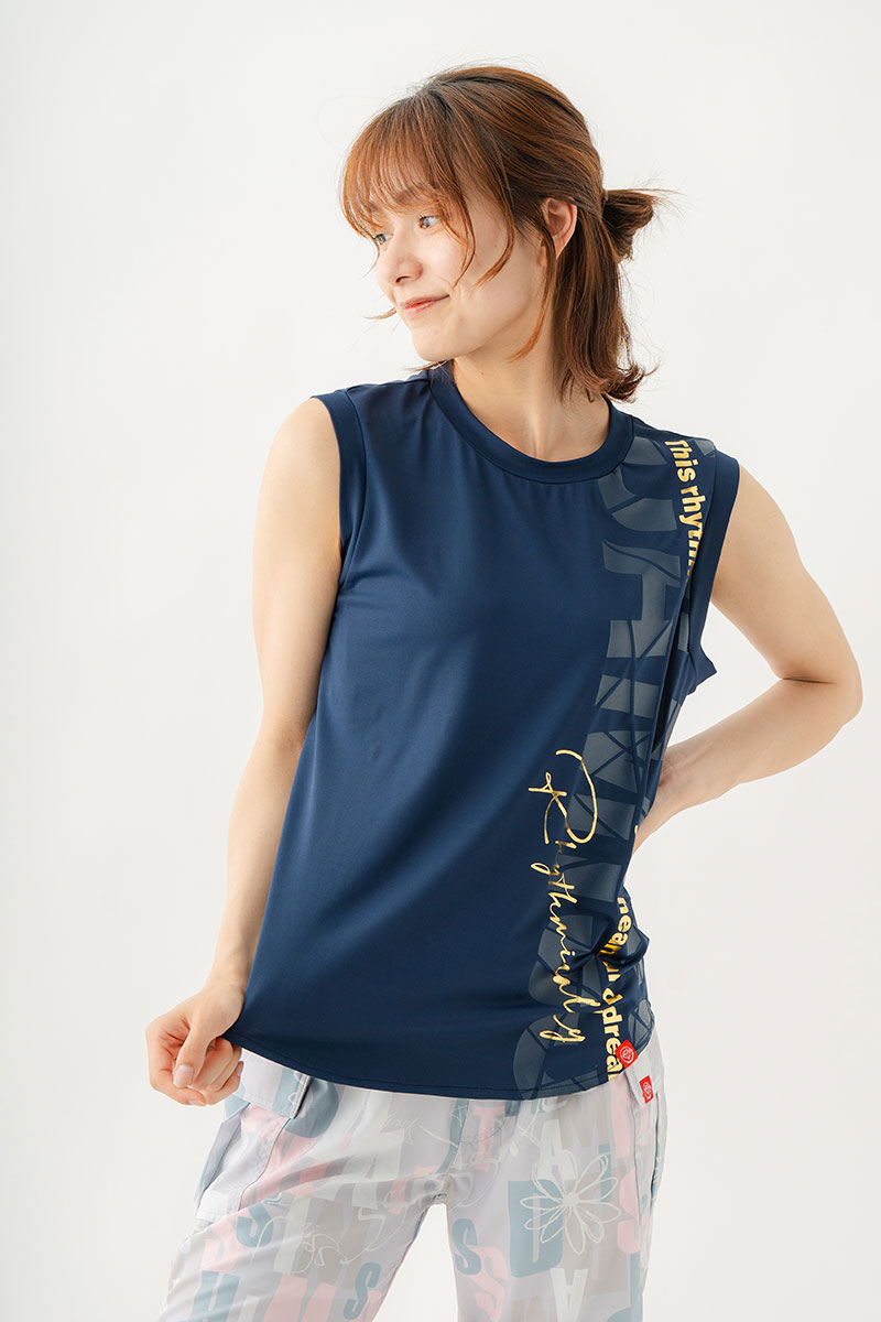 オールオーバータンク　ネイビー　1534-1612