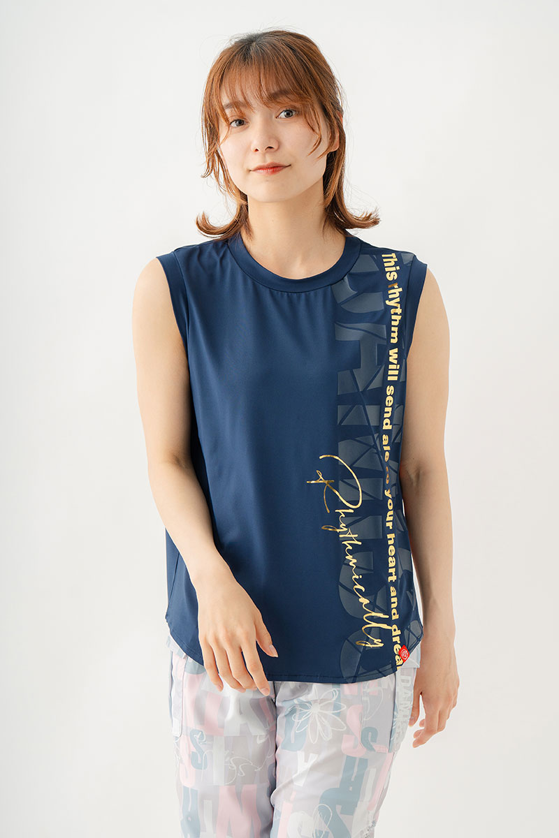 オールオーバータンク　ネイビー　1534-1612