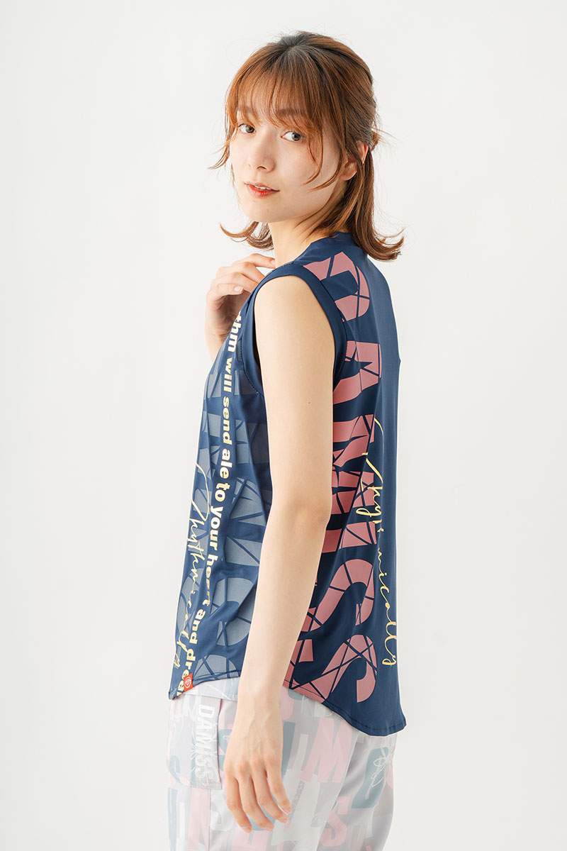 オールオーバータンク　ネイビー　1534-1612