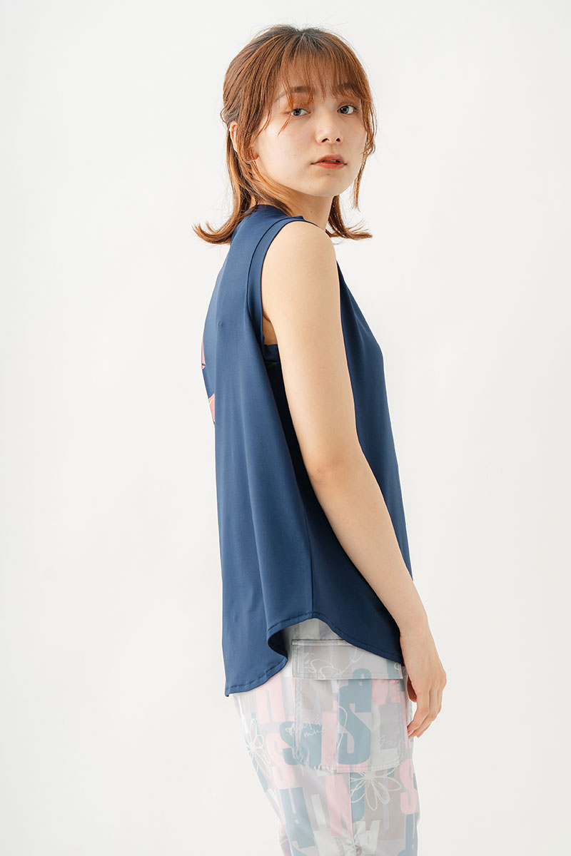 オールオーバータンク　ネイビー　1534-1612