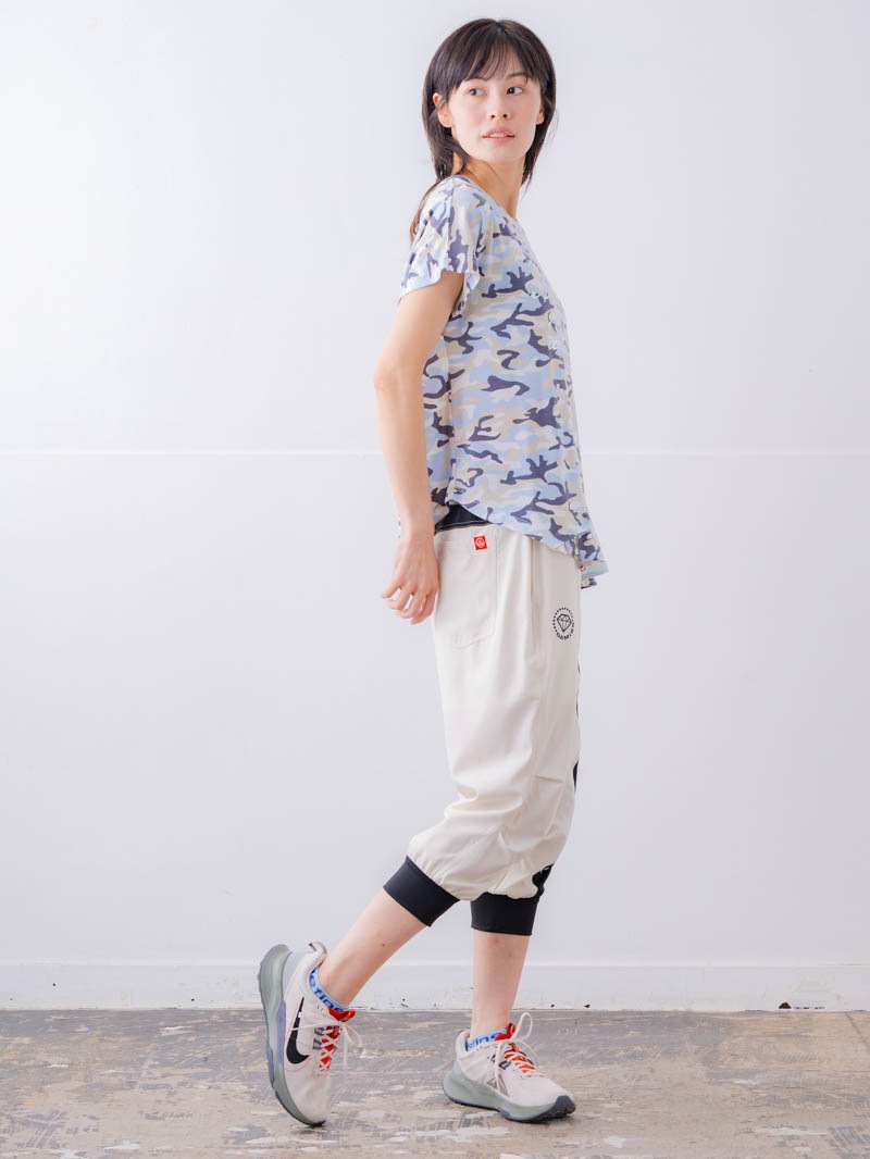 ソフト迷彩 Tシャツ ブルー 1534-1459