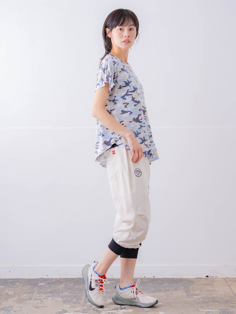 ソフト迷彩 Tシャツ ブルー 1534-1459