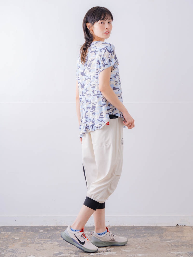 ソフト迷彩 Tシャツ ブルー 1534-1459