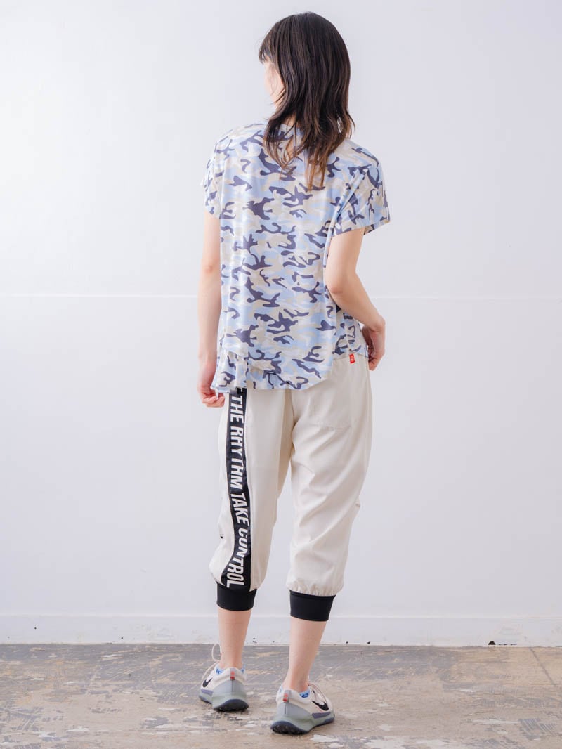 ソフト迷彩 Tシャツ ブルー 1534-1459