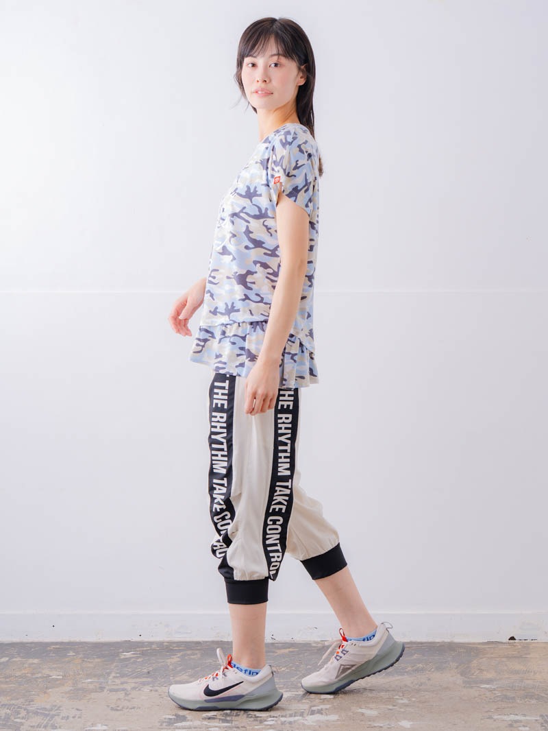 ソフト迷彩 Tシャツ ブルー 1534-1459