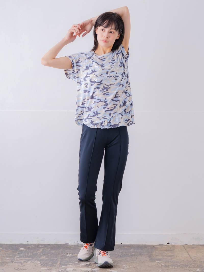 ソフト迷彩 Tシャツ ブルー 1534-1459