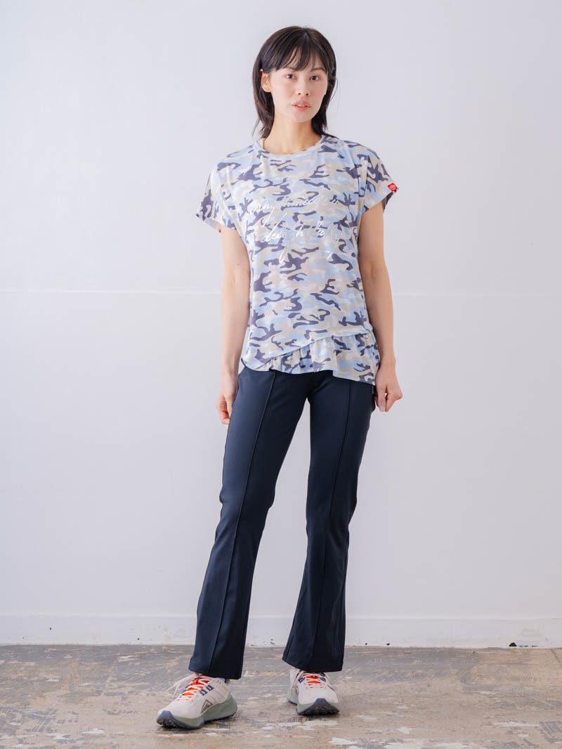 ソフト迷彩 Tシャツ ブルー 1534-1459