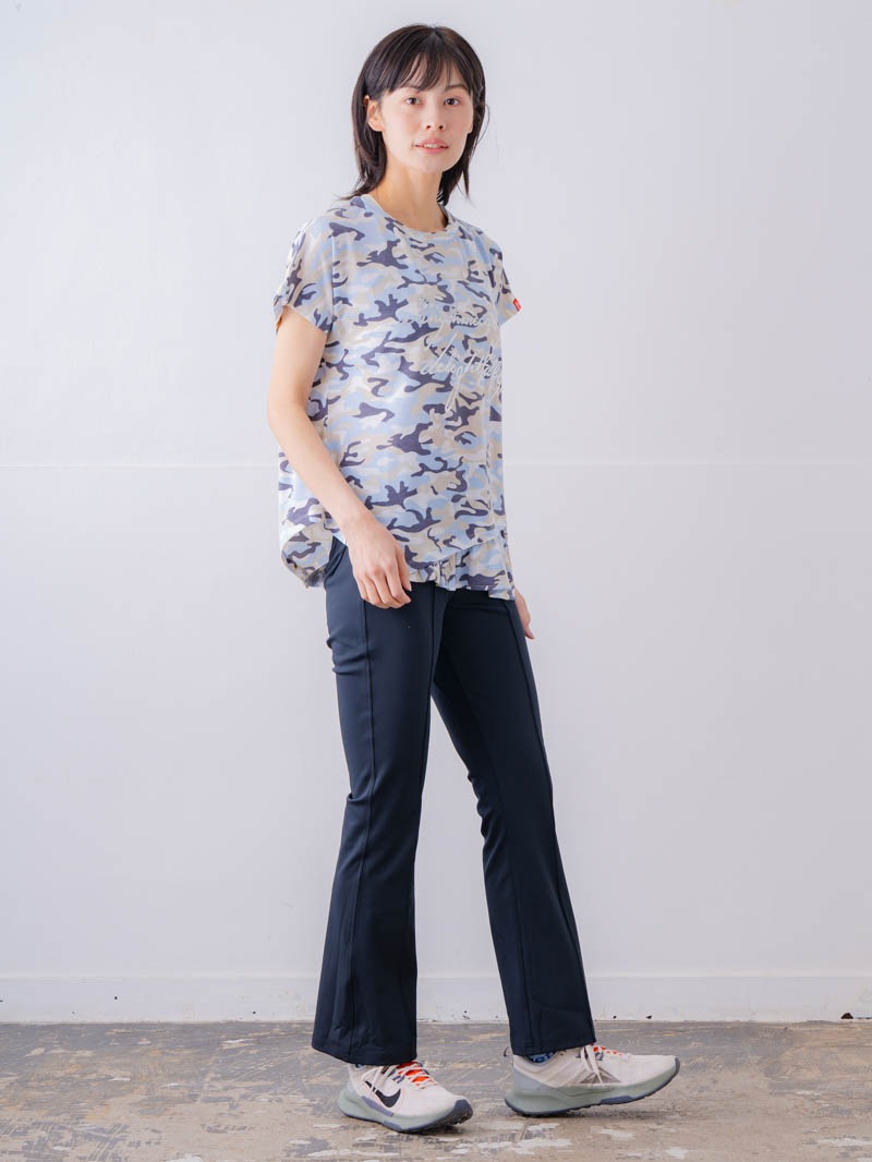 ソフト迷彩 Tシャツ ブルー 1534-1459