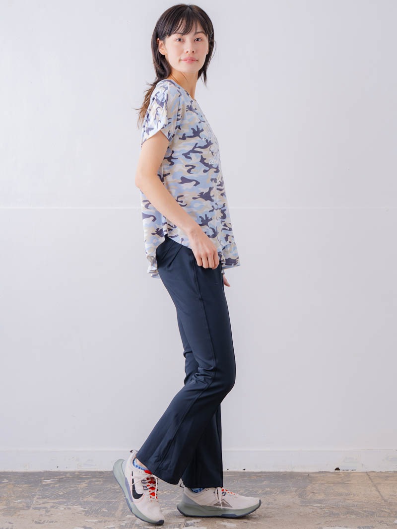 ソフト迷彩 Tシャツ ブルー 1534-1459