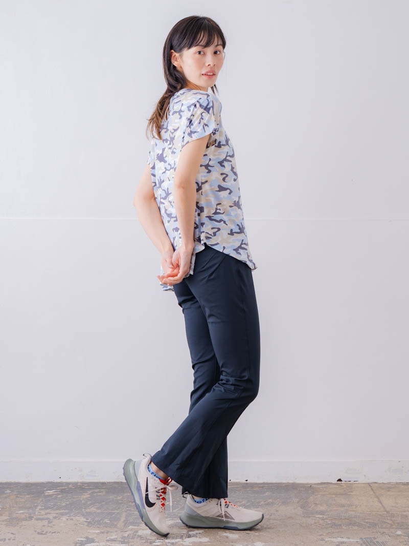 ソフト迷彩 Tシャツ ブルー 1534-1459