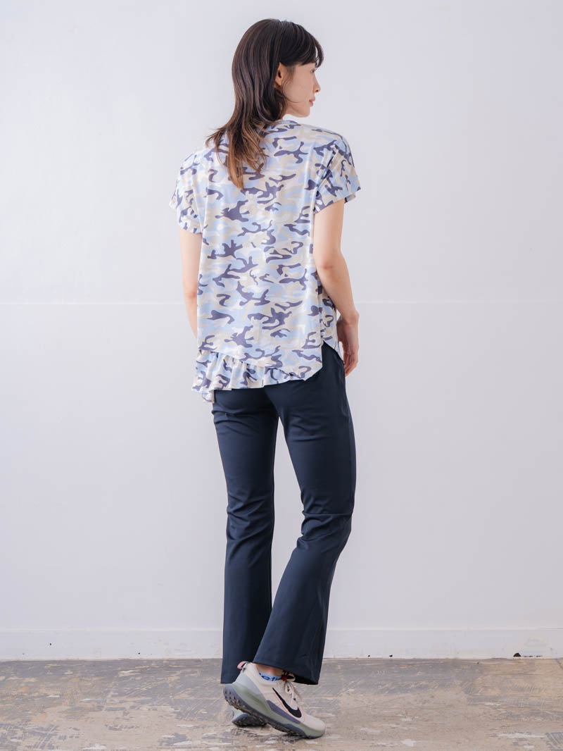 ソフト迷彩 Tシャツ ブルー 1534-1459