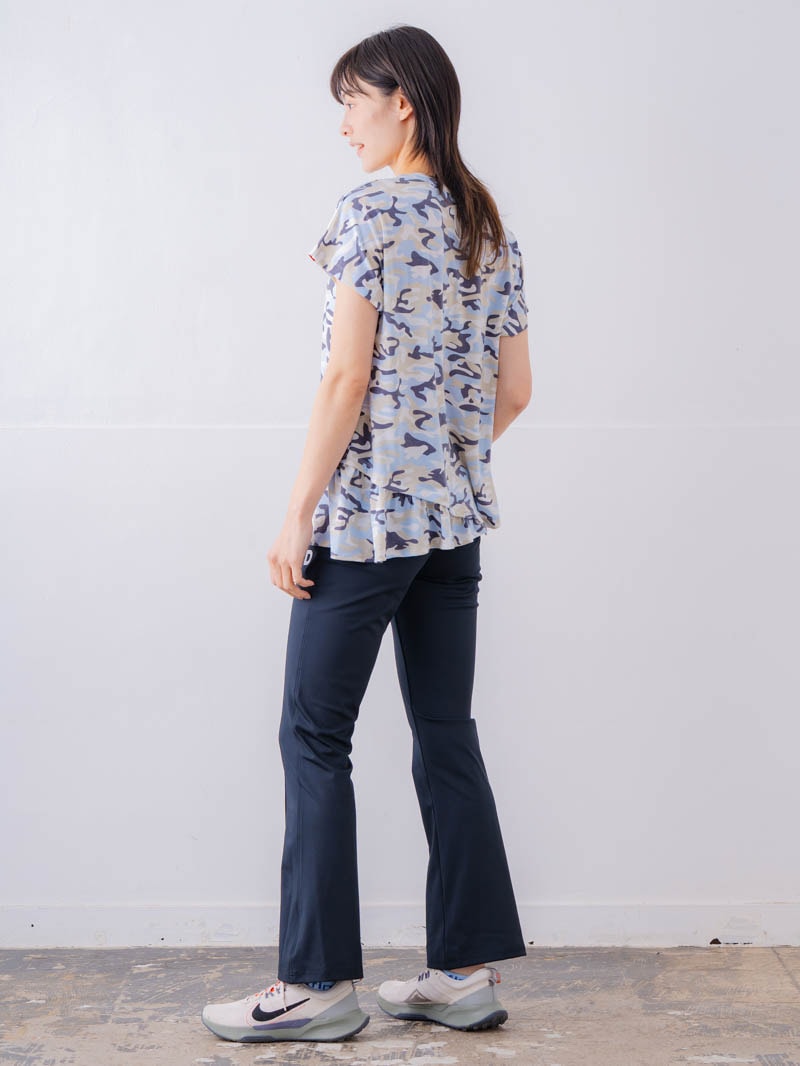 ソフト迷彩 Tシャツ ブルー 1534-1459