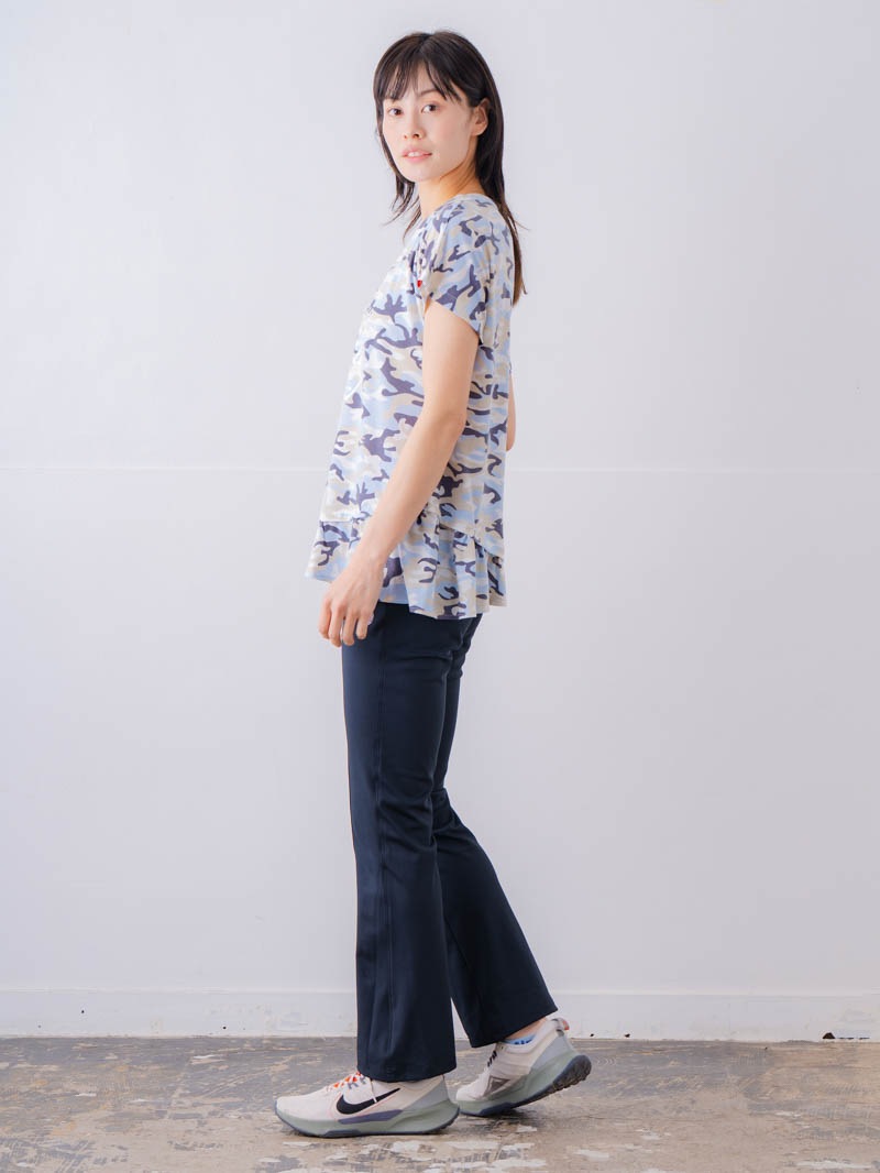 ソフト迷彩 Tシャツ ブルー 1534-1459