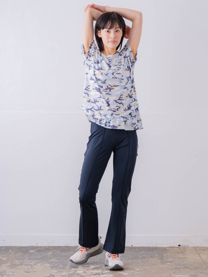 ソフト迷彩 Tシャツ ブルー 1534-1459