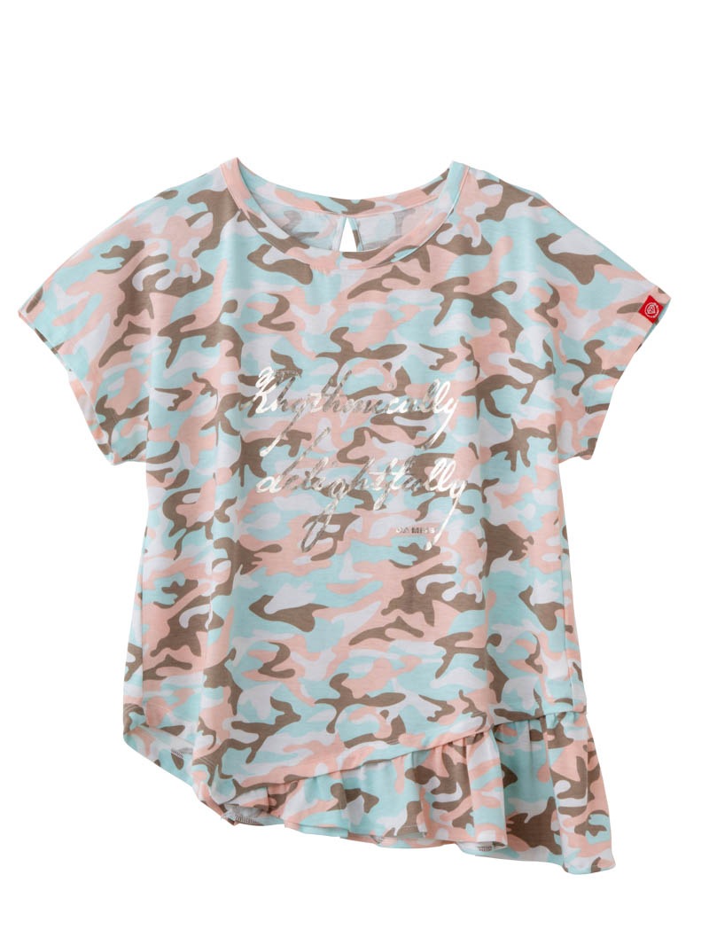 ソフト迷彩 Tシャツ ブルー 1534-1459