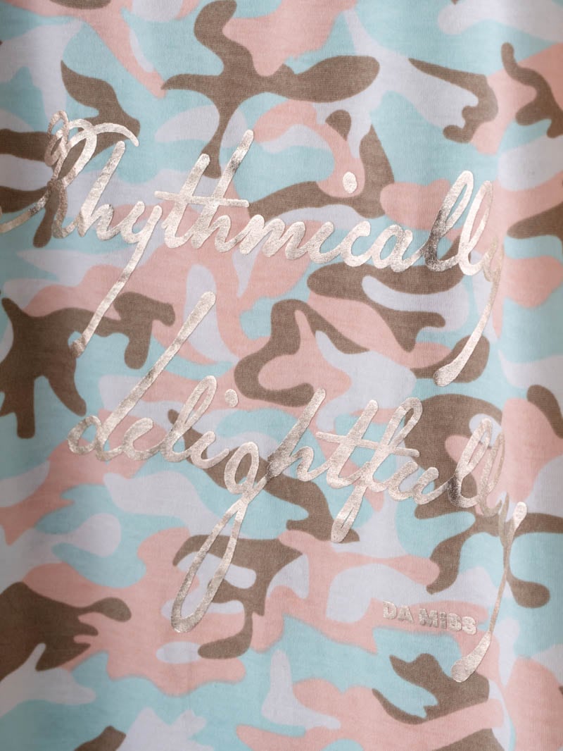 ソフト迷彩 Tシャツ ブルー 1534-1459