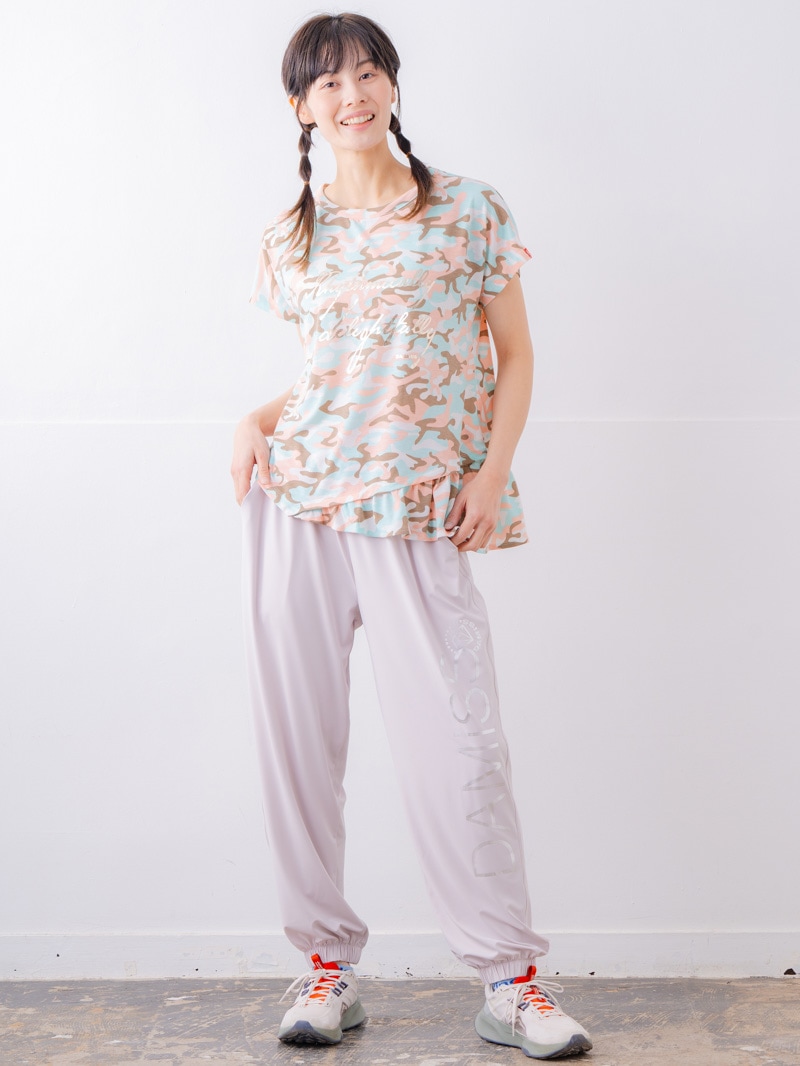 ソフト迷彩 Tシャツ ピンク 1534-1459