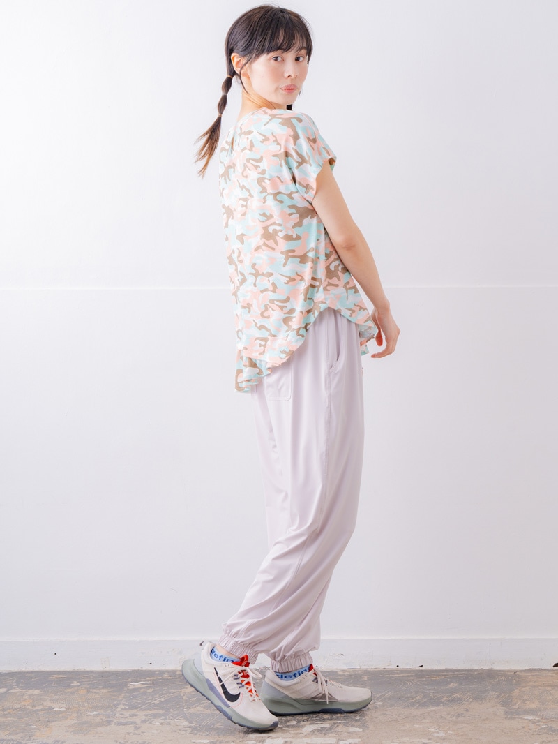 ソフト迷彩 Tシャツ ピンク 1534-1459