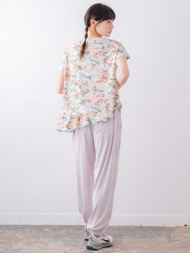 ソフト迷彩 Tシャツ ピンク 1534-1459