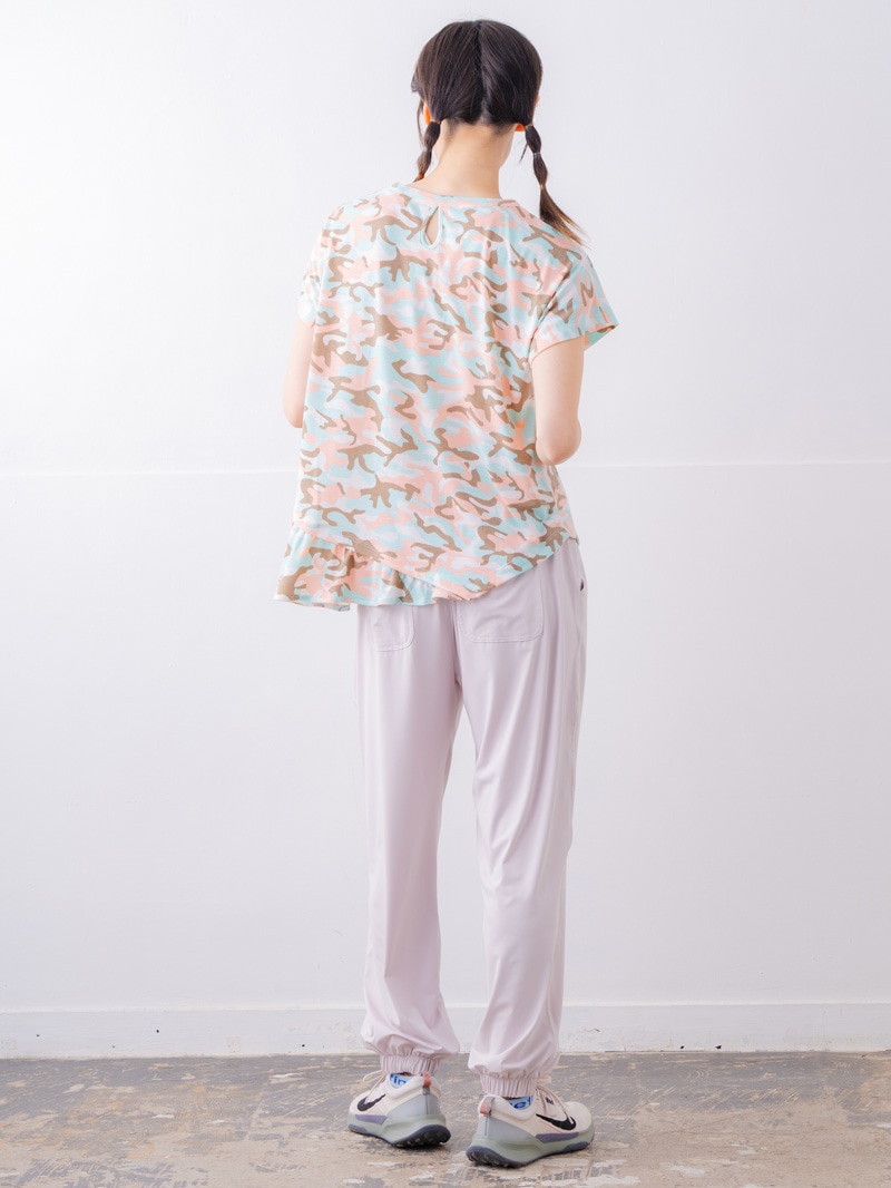 ソフト迷彩 Tシャツ ピンク 1534-1459