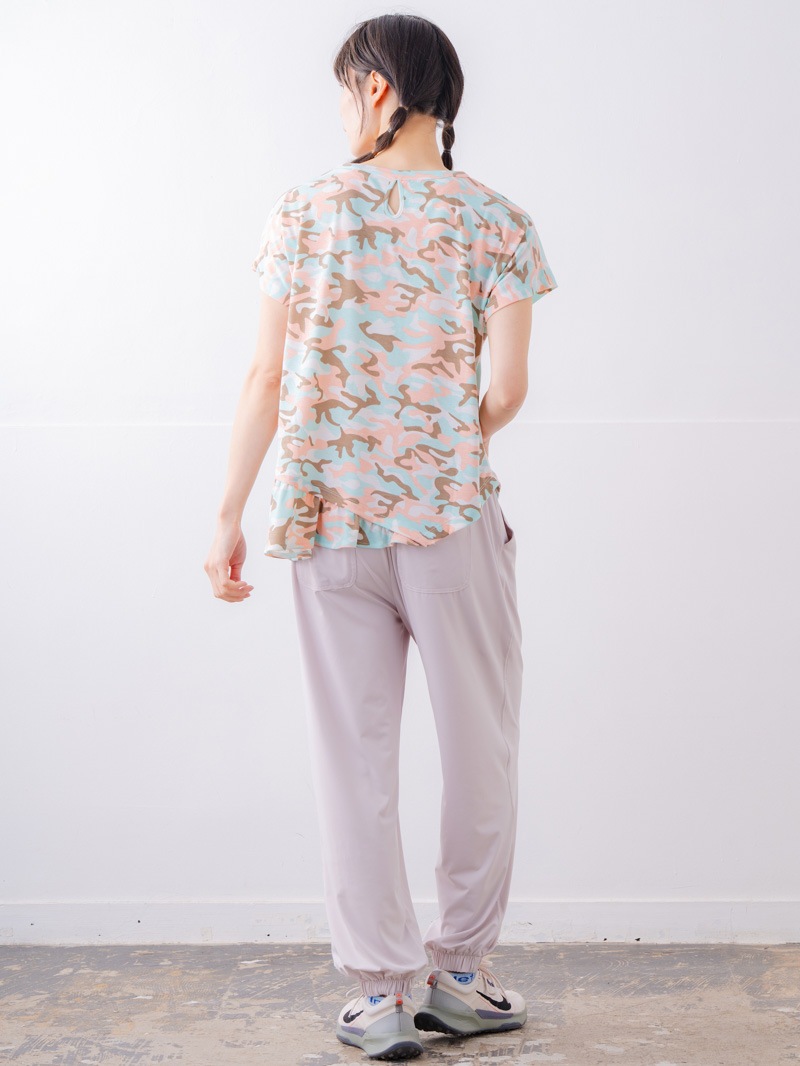 ソフト迷彩 Tシャツ ピンク 1534-1459