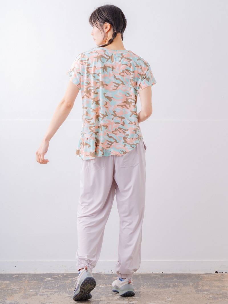 ソフト迷彩 Tシャツ ピンク 1534-1459