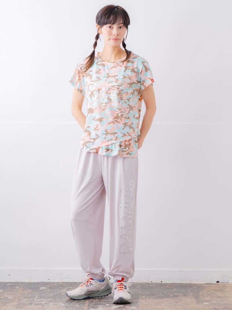 ソフト迷彩 Tシャツ ピンク 1534-1459