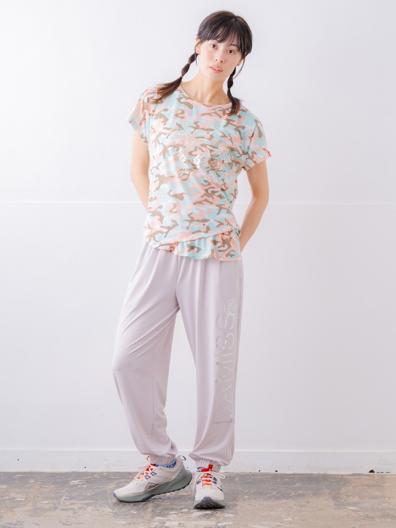 ソフト迷彩 Tシャツ ピンク 1534-1459